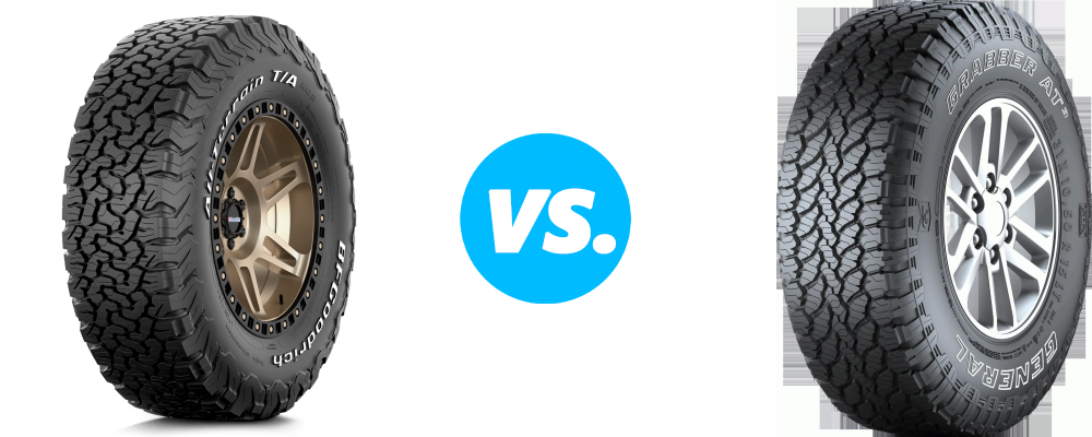 BFGoodrich All Terrain TA KO2 vs General Grabber AT3