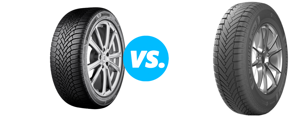 Bridgestone Blizzak 6 vs Michelin Alpin 6