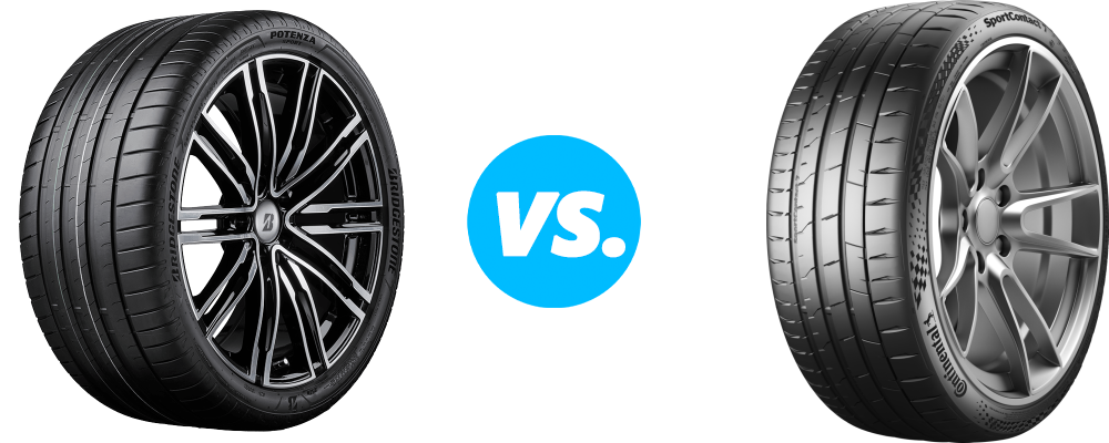 Bridgestone Potenza Sport vs Continental SportContact 7