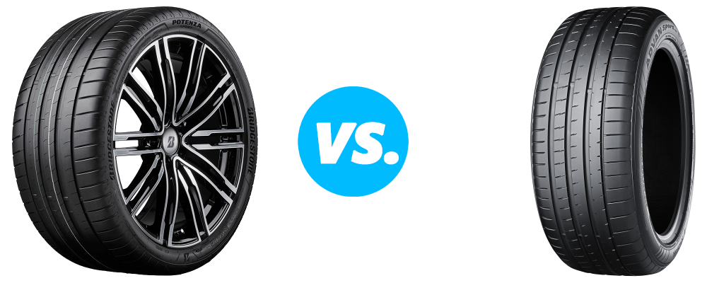 Bridgestone Potenza Sport vs Yokohama Advan Sport V107