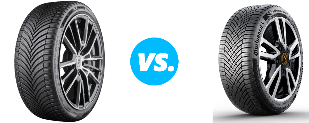 Bridgestone Turanza All Season 6 vs Continental AllSeasonContact 2