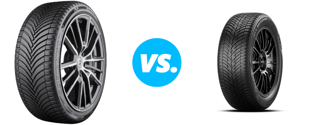 Bridgestone Turanza All Season 6 vs Pirelli Cinturato All Season SF3
