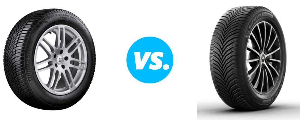 Bridgestone Weather Control A005 EVO vs Michelin CrossClimate 2