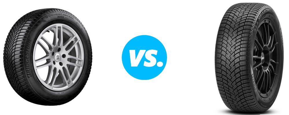 Bridgestone Weather Control A005 EVO vs Pirelli Cinturato All Season SF2