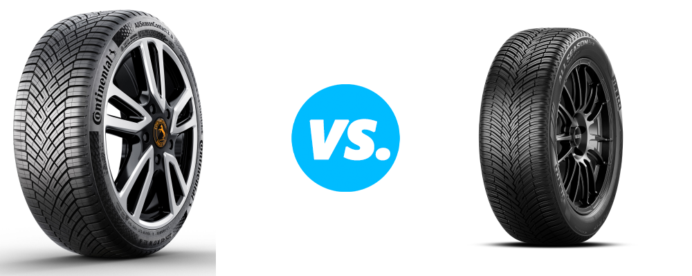 Continental AllSeasonContact 2 vs Pirelli Cinturato All Season SF3