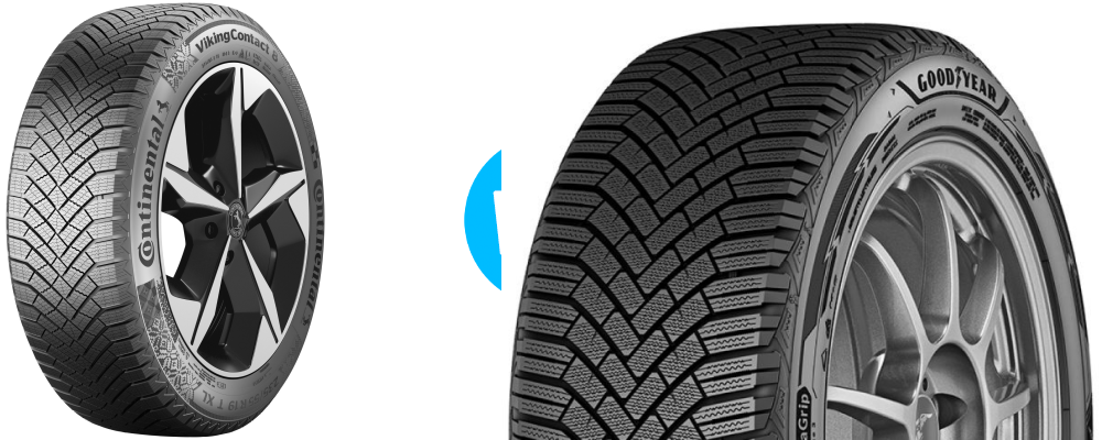 Continental VikingContact 8 vs Goodyear UltraGrip Ice 3