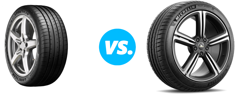Goodyear Eagle F1 Asymmetric 5 vs Michelin Pilot Sport 4