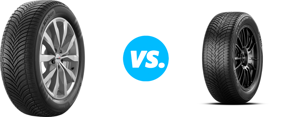 Kleber Quadraxer 3 vs Pirelli Cinturato All Season SF3